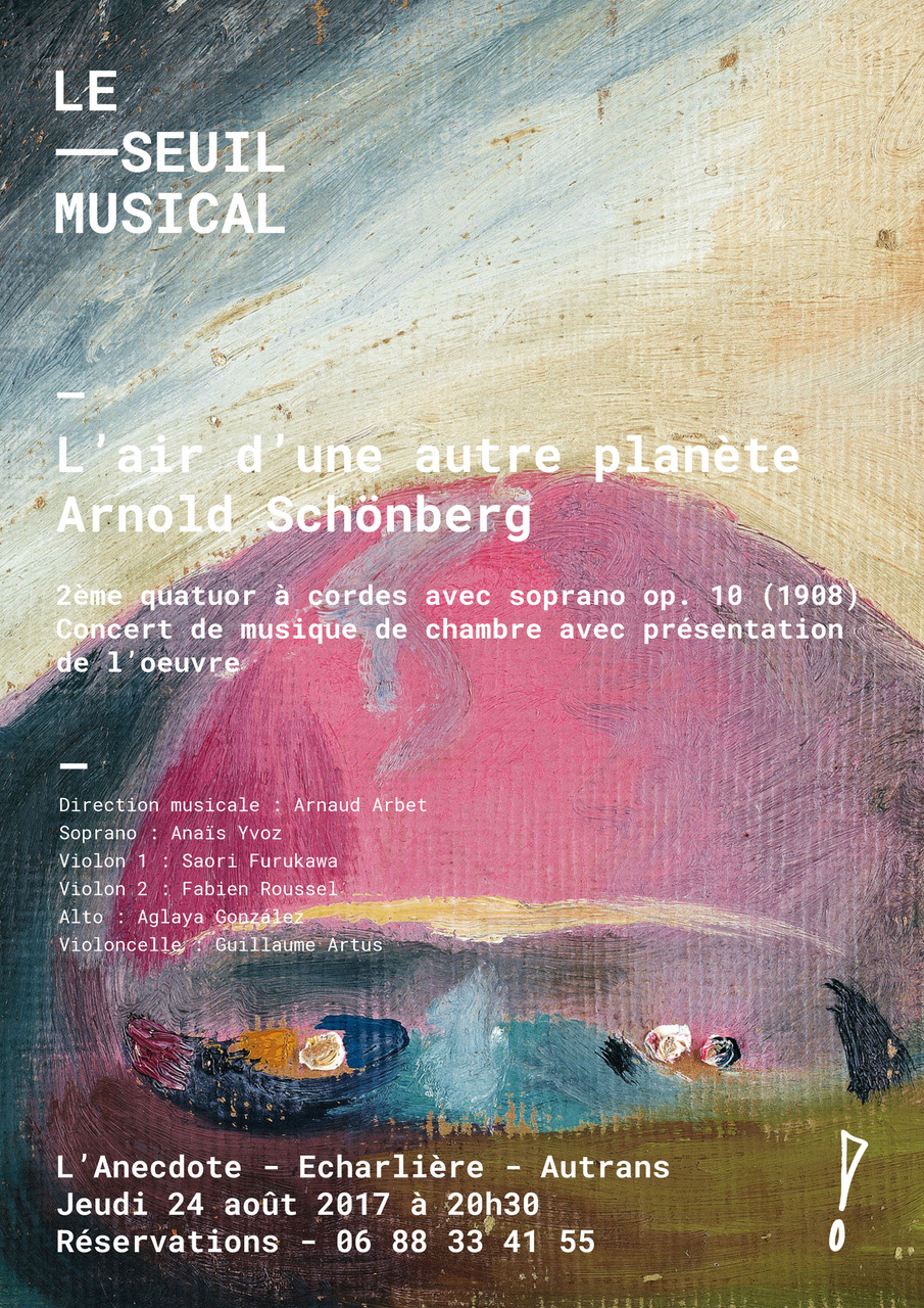 Jeudi 24 août - 20h30 - Concert de musique de chambre avec présentation de l’oeuvre